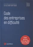 Code des entreprises en difficulté 2020
