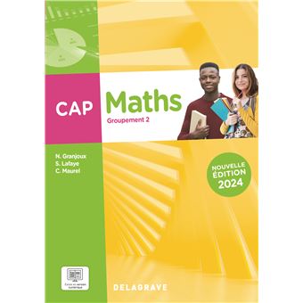 Mathématiques - Groupement 2 - CAP (2024) - Pochette élève