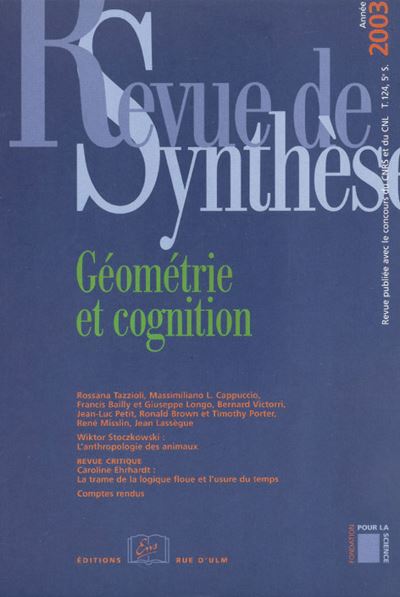 Revue de Synthese / 2003