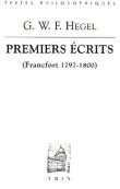 Premiers écrits (Francfort 1797-1800)