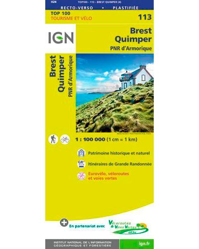Top 100 Brest Quimper -  Collectif - broché