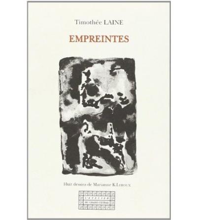 Empreintes - Timothée Laine - broché