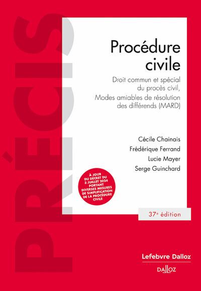 Procédure civile. Droit interne et droit de l'Union européenne