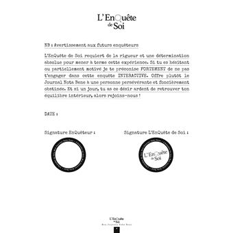 L'EnQuête de Soi