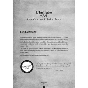L'EnQuête de Soi