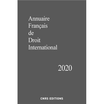 Annuaire Français de Droit International 2020