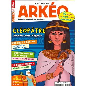 Arkéo Junior N°282 Cléopatre - mars 2020