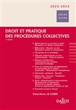 Droit et pratique des procédures collectives 2023/2024