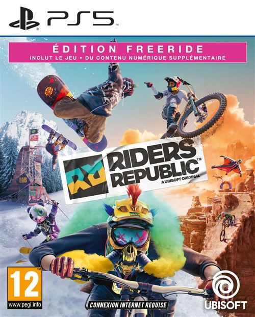 Pochette avant du jeu Riders Republic Edition Freeride PS5 Exclusivité Fnac
