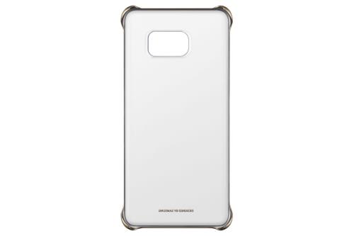 Coque Samsung Clear Cover pour Galaxy S6 Edge+ Or