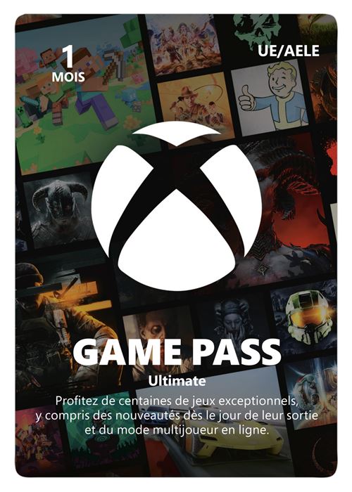 Code de téléchargement Xbox Game Pass Ultimate 1 mois d'abonnement