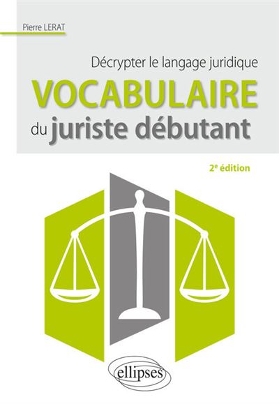 Vocabulaire du juriste débutant