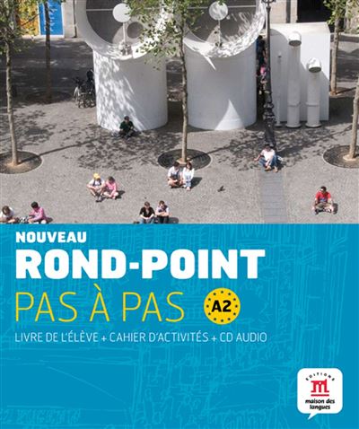 Rondpoint pas a pas a2 livre eleve+cahier d'exercice+2cd
