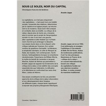 Sous le soleil noir du capital