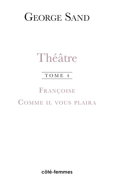 Théâtre - George Sand - broché
