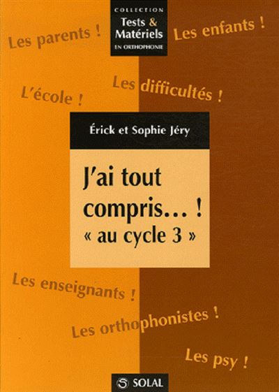 J'ai tout compris... ! au cycle 3
