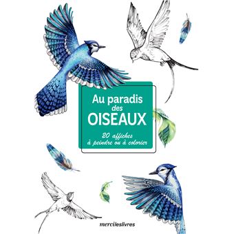 Mes affiches créatives - Au paradis des oiseaux