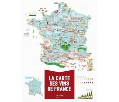 La carte des vins de France
