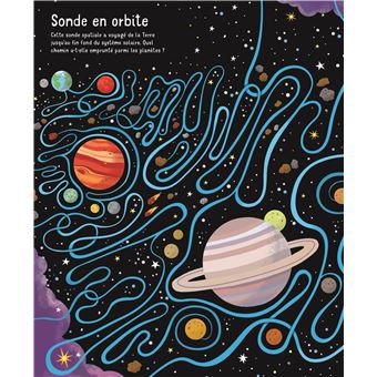 Labyrinthes dans l'espace - Coffret livre et puzzle