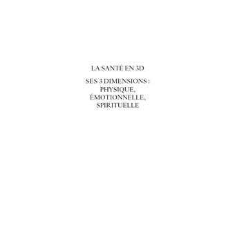 La santé en 3d