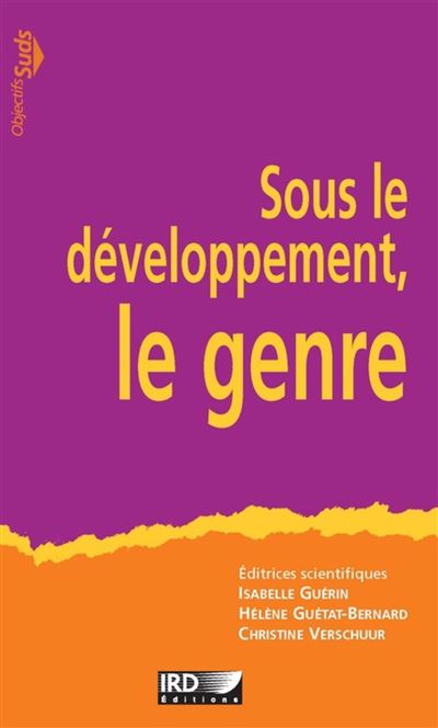 Sous le développement, le genre - Christine Verschuur - broché