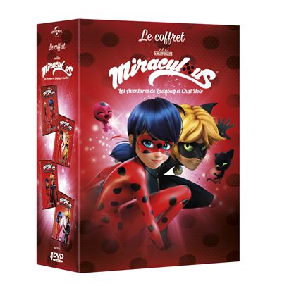 Coffret Miraculous LadyBug 4 Films DVD