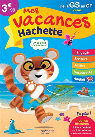 Mes vacances Hachette GS-CP Cahier de vacances