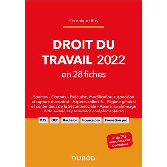 Droit du travail 2022 en 28 fiches
