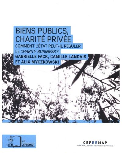 Biens public, charité privée