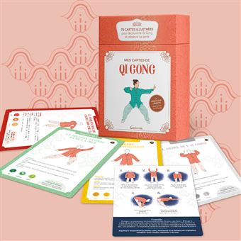 Mes cartes de qi gong - Coffret - 75 cartes illustrées pour découvrir le Qi Gong et préserver sa santé