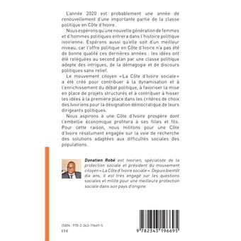 Propositions pour la Côte d'Ivoire sociale