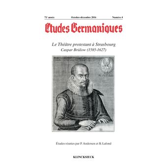 Études germaniques - N°4/2016