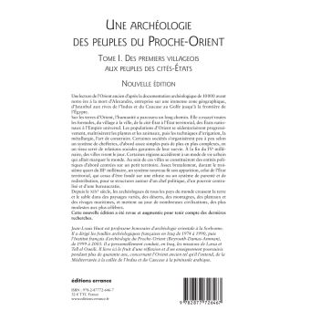 Une archéologie des peuples du Proche-Orient. T I