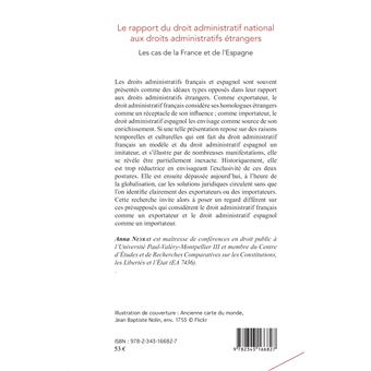 Le rapport du droit administratif national aux droits administratifs étrangers