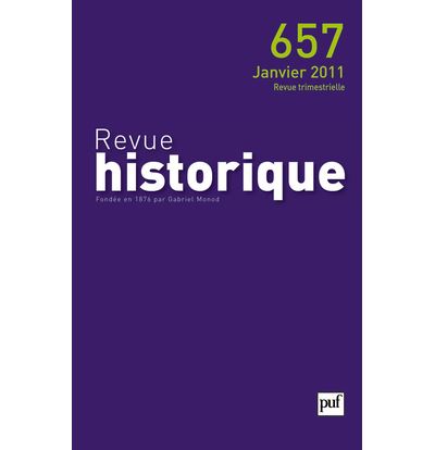 Revue historique 2011