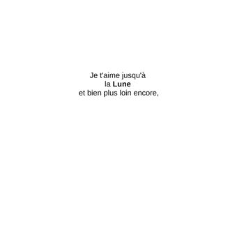 Le livre des Je t'aime