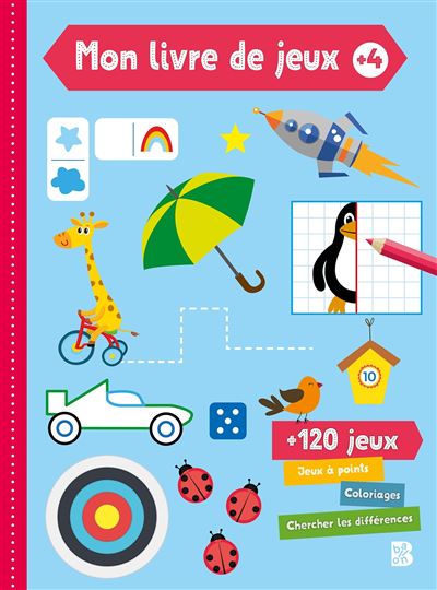 Mon livre de jeux 4+ -  Collectif - broché