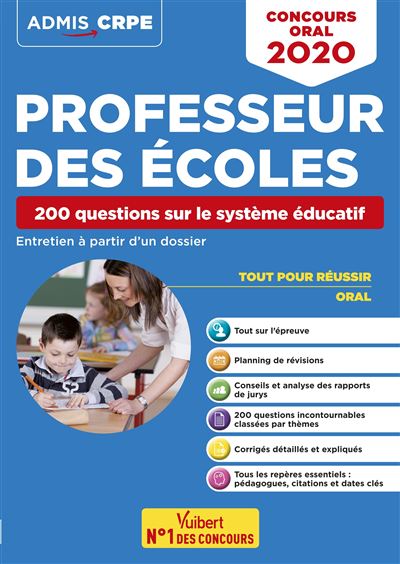 Professeur des écoles 200 questions sur le système éducatif