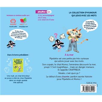 Les mots rigolos de Pipelette et Momo - À la mer - Tome 2