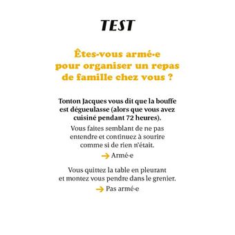 Petit manuel d'autodéfense humoristique pour les repas de famille