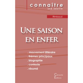 Fiche de lecture Une saison en enfer de Arthur Rimbaud (analyse littéraire de référence et résumé complet) - 1