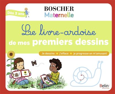 Le livre-ardoise de mes premiers dessins -  Collectif - cartonné