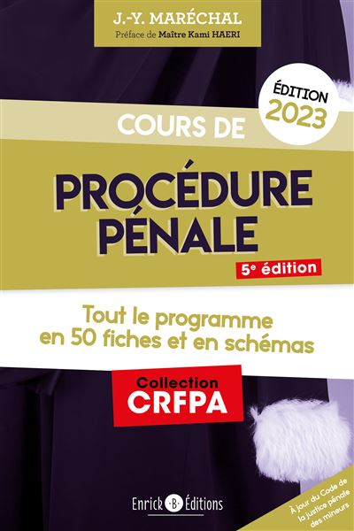 Cours de procédure pénale