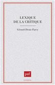 Lexique de la critique