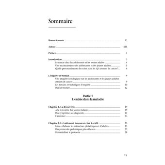 Le cancer chez les adolescents et les jeunes adultes