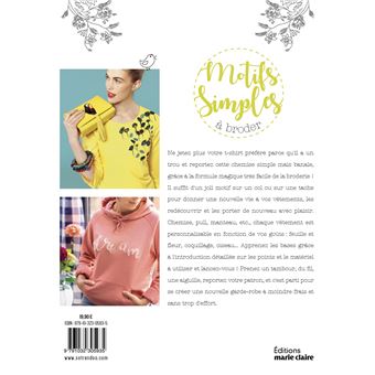 Motifs simples à broder