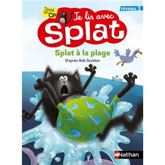 Je lis avec Splat niveau 3 : Splat à la plage