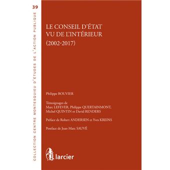 Le Conseil d'Etat vu de l'intérieur (2002-2017)