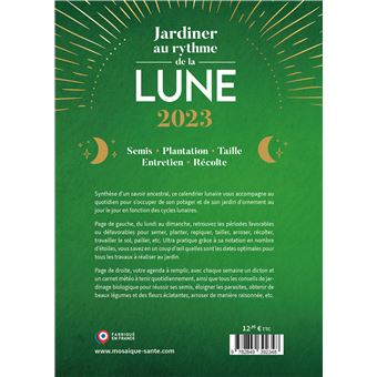 Jardiner au rythme de la lune 2023