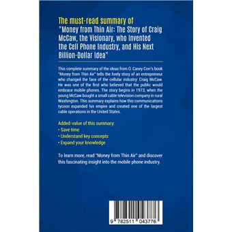 Summary: Money from Thin Air